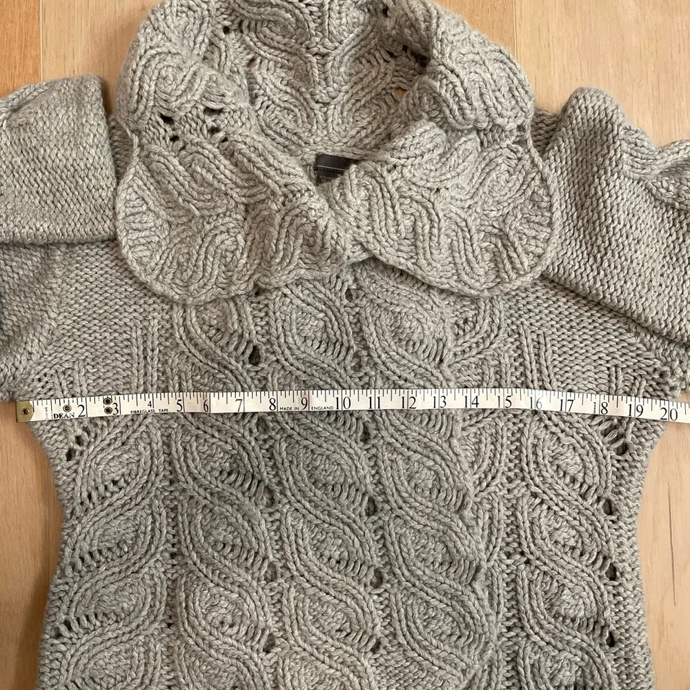 LINE Grey Cozy Cable Knit Cardigan - Picture 8 of 10